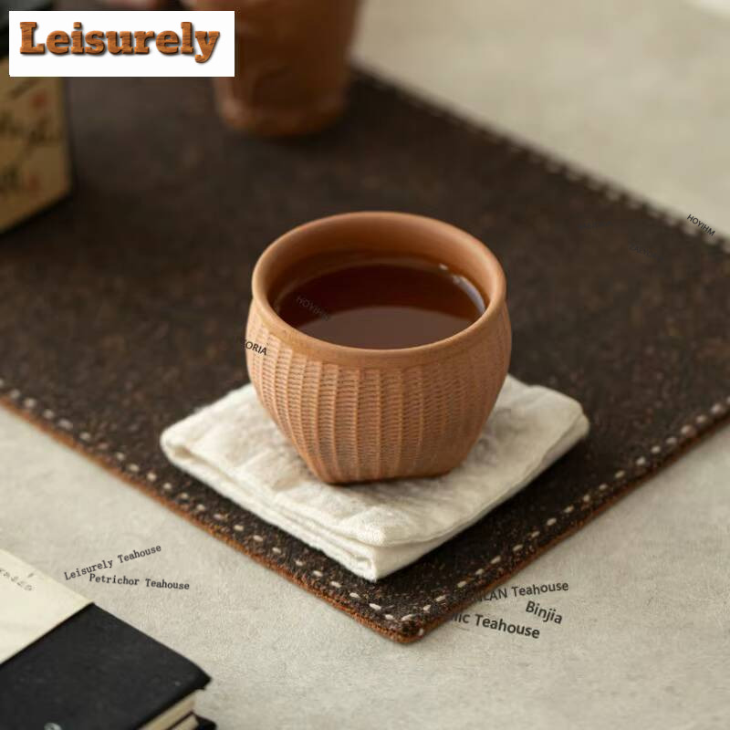 Vintage Collectible Pottery - Tazza da tè artigianale in argilla