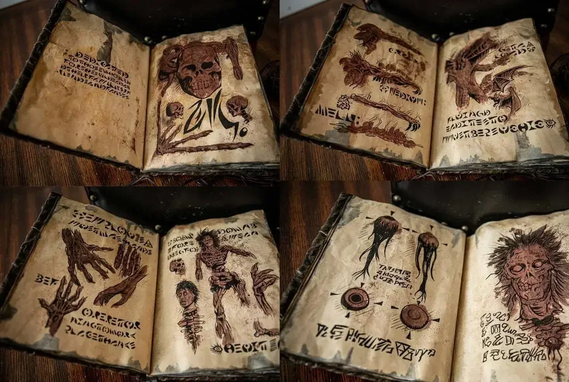 Vintage And Collectible Books - Necronomicon Vintage - Libro di Magia