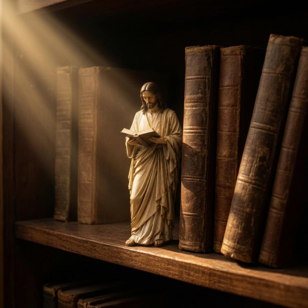 Vintage And Collectible Books - Statue in Resina Decorative da Collezione,