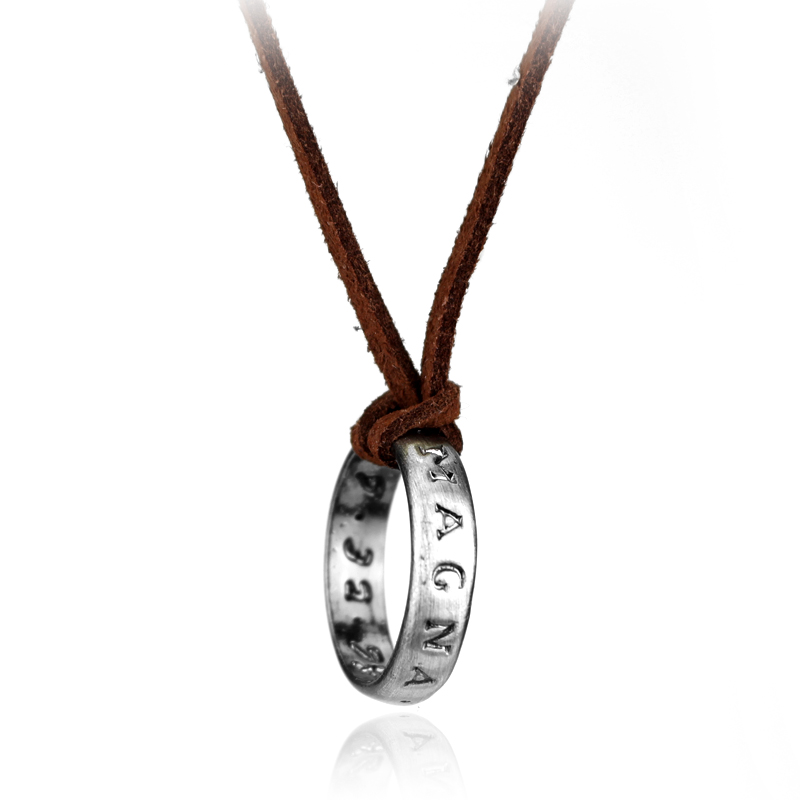 Vintage Necklace - Collana con Anello a Catena in