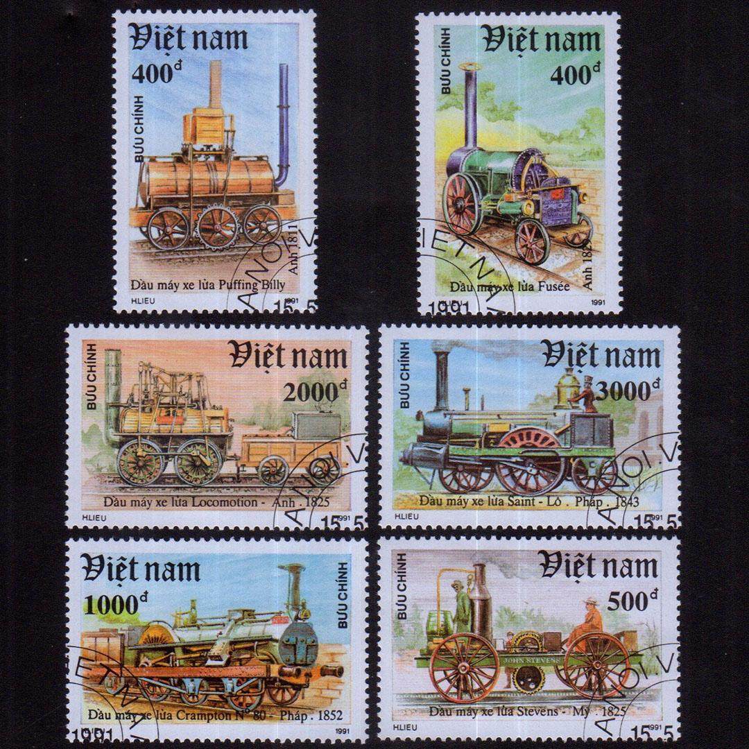 Collectible Vintage Postage Stamps - Francobolli Postali del Vietnam Datati 1991,
