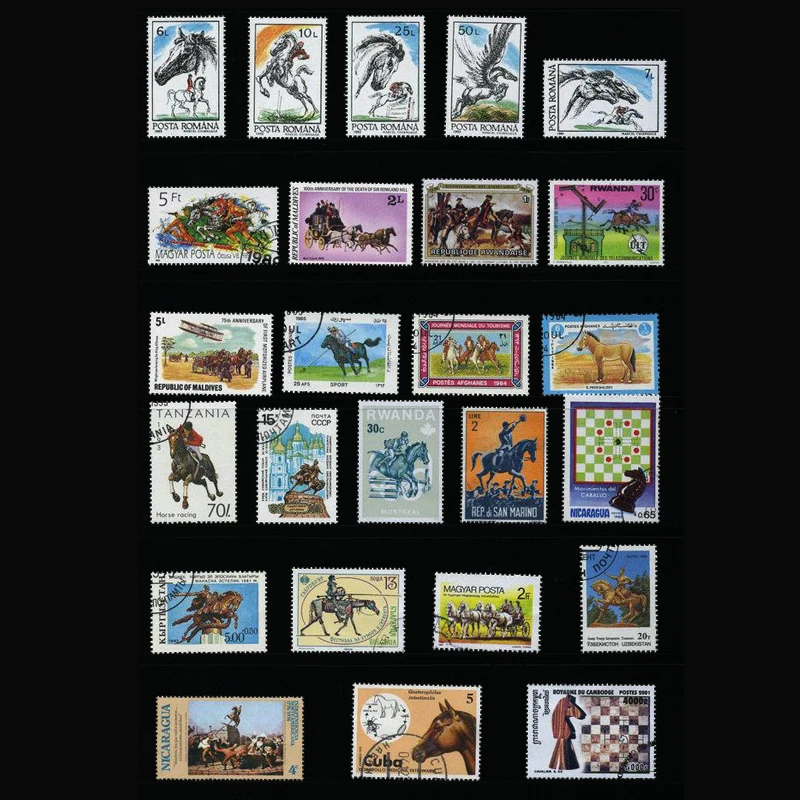 Francobolli 50 Cavalli diversi - Collectible Vintage Postage Stamps recensione e prezzo