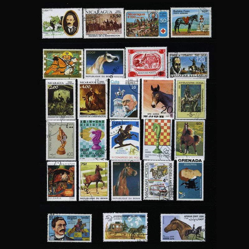 Francobolli 50 Cavalli diversi - Collectible Vintage Postage Stamps recensione e prezzo