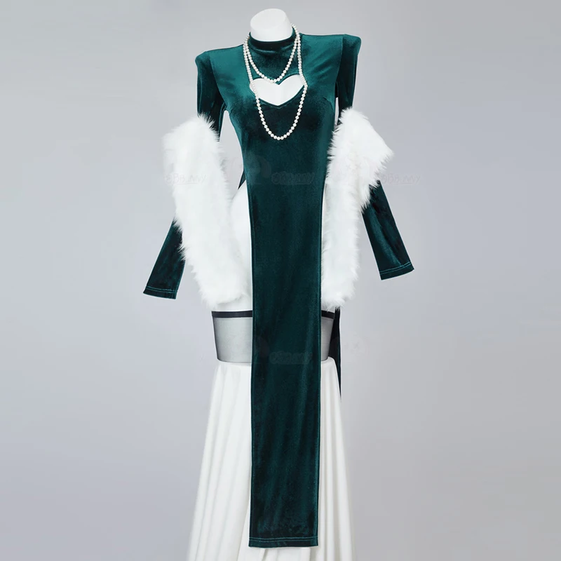 Sexy Velet Furry Cape Dress co - Vintage Necklace recensione e prezzo
