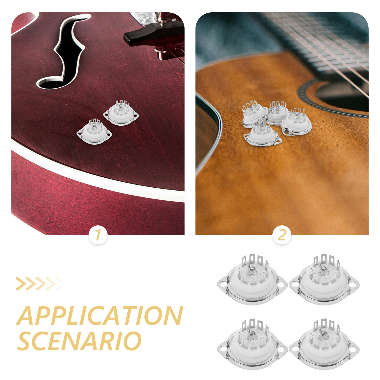 4 Pezzi di Zoccoli per Tubi a  - Tube Amplifier Part recensione e prezzo