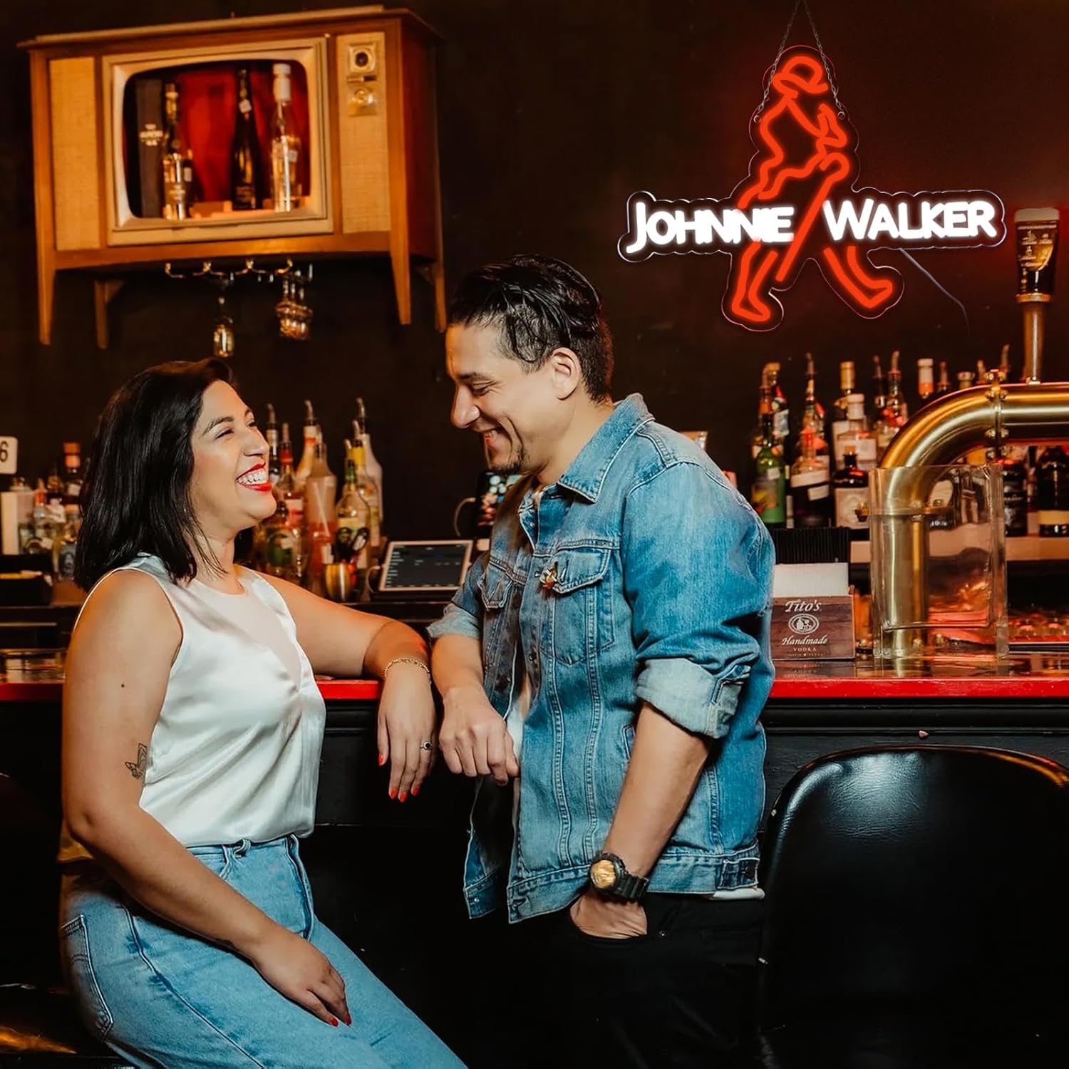 Insegna LED Neon JOHNNIE WALKE - Dc Vintage And Collectible Toys recensione e prezzo
