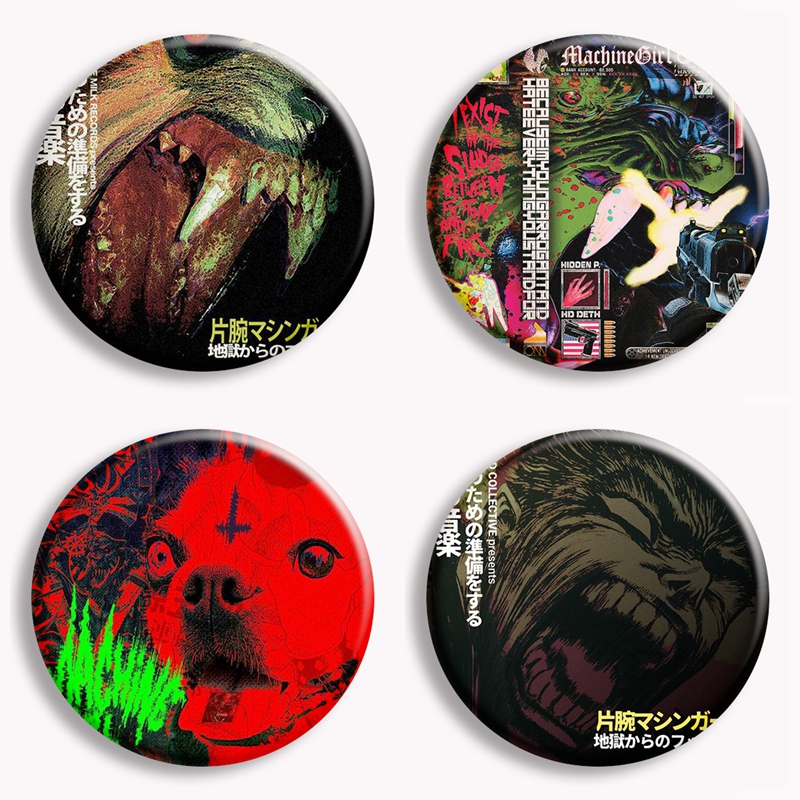 Machine Girl Wlfgrl Button Pin - Vintage Collectible Accessories recensione e prezzo
