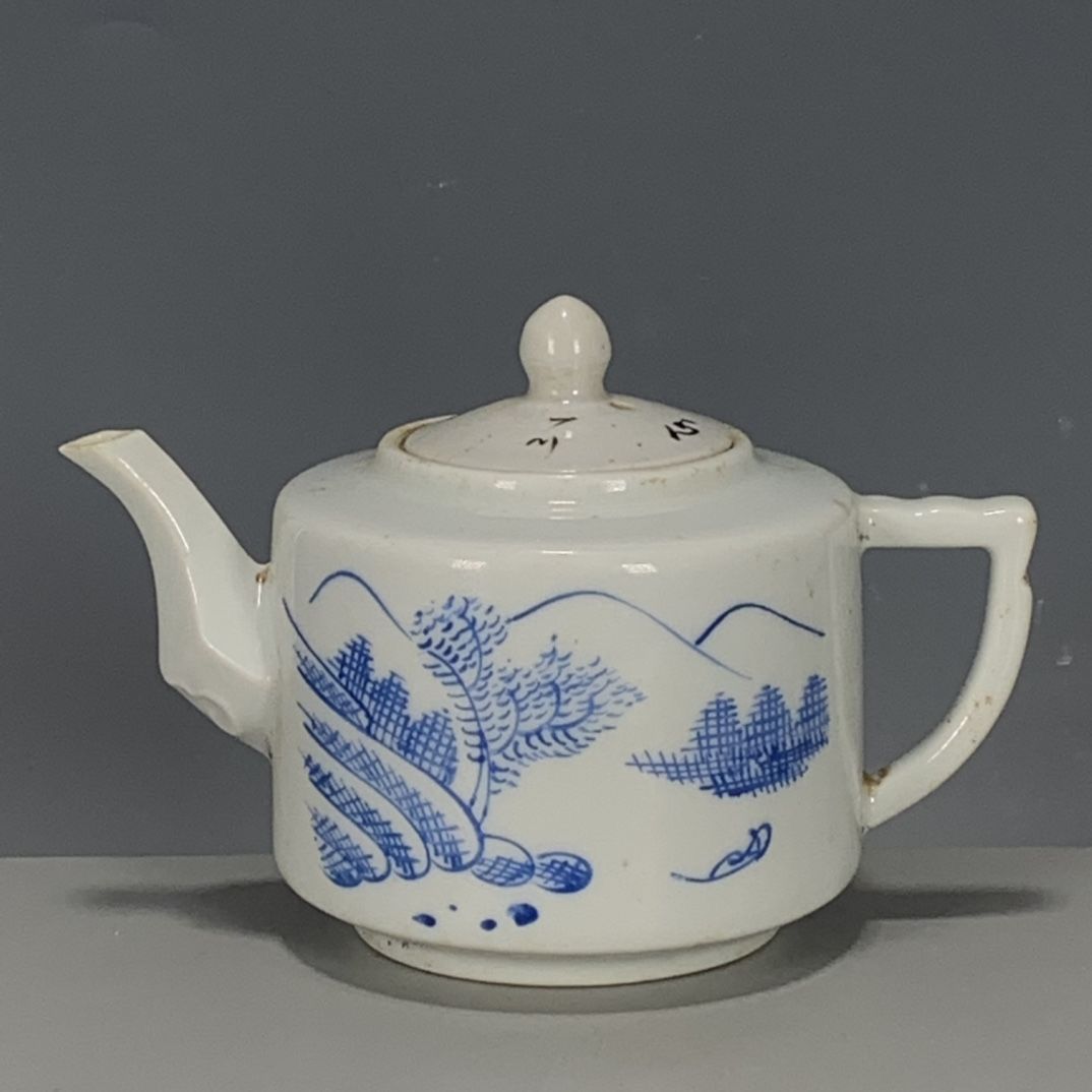 Teiera in Porcellana Blu e Bia - Vintage Collectible Pottery recensione e prezzo